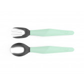 Комплект прибори Cutlery, 2 бр, зелени Everyday baby 234738 3