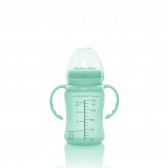 Стъклена неразливаща се чаша, Healthy +, 150 мл, 6+ месеца, цвят: зелен Everyday baby 234782 3