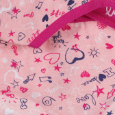 Комплект от две части: гащи и къс потник за момиче розови Z Generation 234839 3