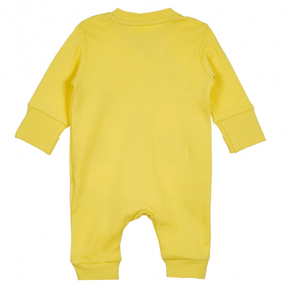 Памучен гащеризон с малки щампи за бебе, жълт Chicco 234963 4