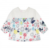 Блуза с дълъг ръкав за бебе с принт на цветя Chicco 235019 