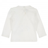 Памучна блуза с дълъг ръкав и графичен принт за момиче Chicco 235033 4