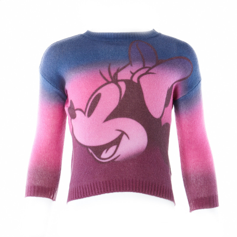 Пуловер за момиче с Мини Маус щампа  23512