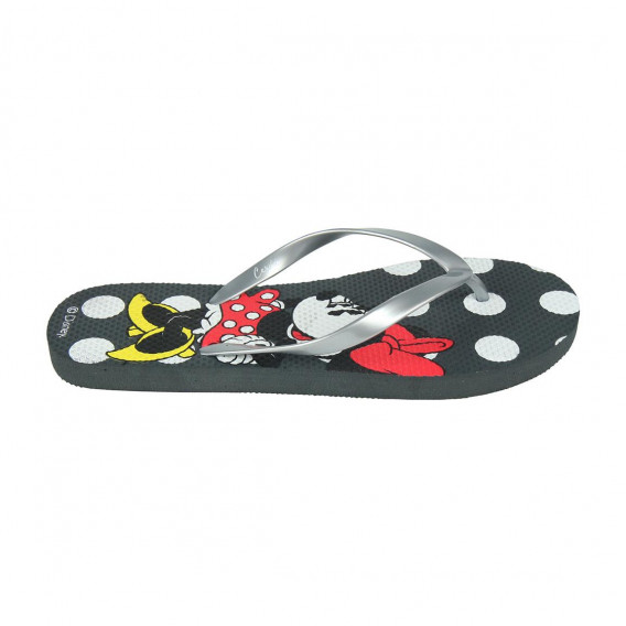 Джапанки Мини Маус, черно-бели Minnie Mouse 235125 2