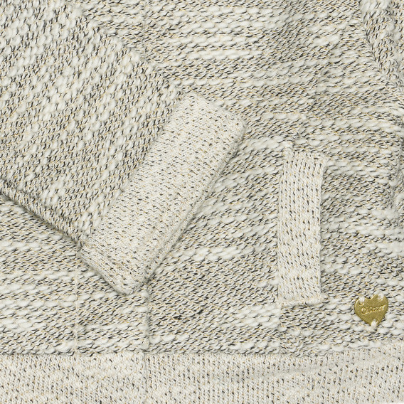 Плетена жилетка със сваляща се яка и две джобчета за бебе Chicco 235352 3