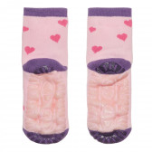 Чорапи за момиче, розови на сърца Chicco 235406 3