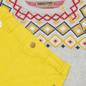 Комплект плетена блуза и панталони за момче HONOUR & PRIDE 235574 3