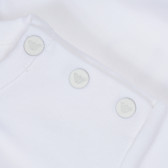 Памучна блуза с къс ръкав и щампа на обувки за бебе момиче  Armani 235605 3