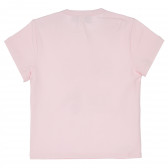 Памучна блуза с къс ръкав и цветна щампа за момиче Armani 235618 4