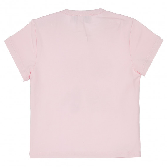 Памучна блуза с къс ръкав и цветна щампа за момиче Armani 235618 4