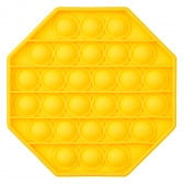 Анти-стрес играчка Pop It осмоъгълник, жълта Zi 235725 