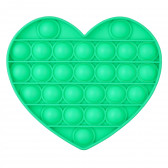 Анти-стрес играчка Pop It сърце, зелена Zi 235749 