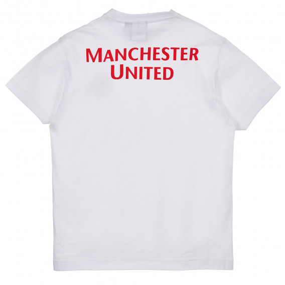 памучна тениска с лого на Manchester United  за момче Manchester United 235799 4