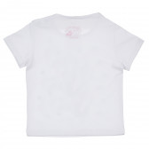 Памучна тениска с ярък цветен принт за бебе момче, бяла Boboli 235866 4