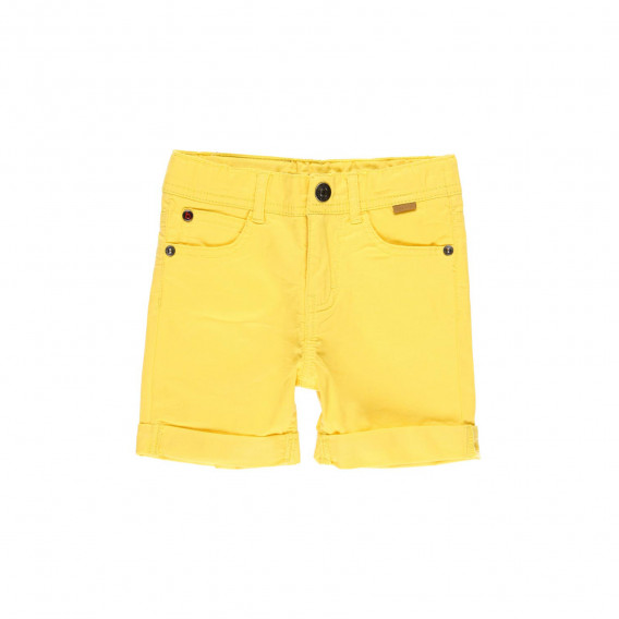 Памучни къси панталони, жълти Boboli 235908 