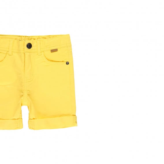 Памучни къси панталони, жълти Boboli 235910 3