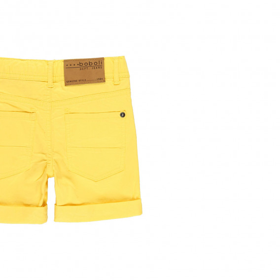 Памучни къси панталони, жълти Boboli 235911 4