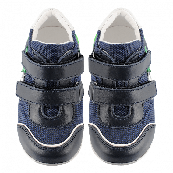 Спортни обувки с апликация на звезди, тъмно сини Колев и Колев 236023 5