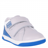 Спортни обувки със сини акценти, светло сиви Колев и Колев 236060 