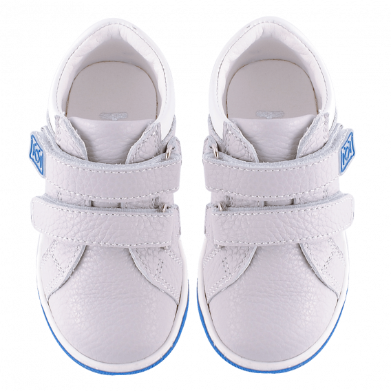 Спортни обувки със сини акценти, светло сиви Колев и Колев 236062 3