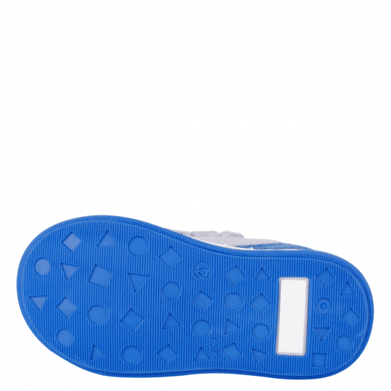 Спортни обувки със сини акценти, светло сиви Колев и Колев 236063 4