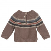 Пуловер с дълъг ръкав за бебе с малка апликация Chicco 236246 4