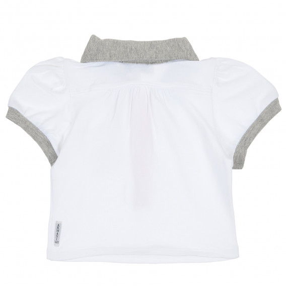 Памучна блуза с къс ръкав Armani за бебе момиче Armani 236341 4