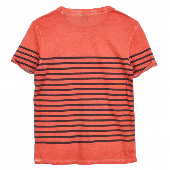 Памучна тениска за момче оранжева Scotch Shrunk 236345 4