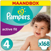 Пелени Active Fit, размер 4, 168 бр. Pampers 237047 