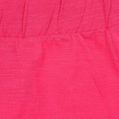 Памучен комплект къси панталони и потник, розови Benetton 237078 6