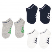 Комплект от три чифта чорапи, многоцветни Benetton 237982 