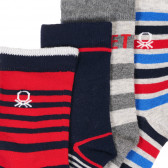 Комплект от четири чифта чорапи, многоцветни Benetton 237999 3