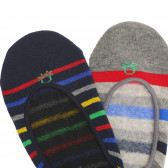 Комплект от два чифта чорапи тип терлички, многоцветни Benetton 238010 4