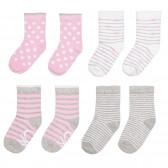 Комплект от 4 чифта чорапи за бебе Benetton 238012 
