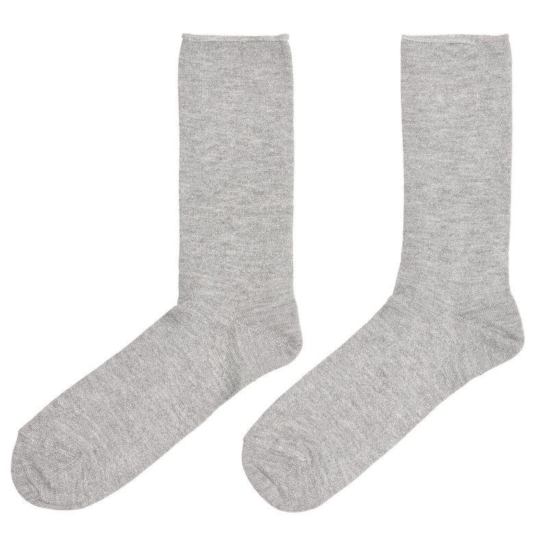 Чорапи в сив меланж  238043