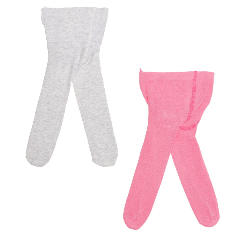 Комплект от два чорапогащника в розово и сиво  238045