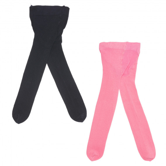 Комплект от два чорапогащника в розово и тъмно синьо Benetton 238055 