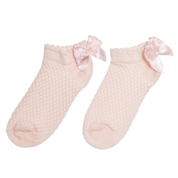Комплект от два чифта чорапи тип терлички с панделка Benetton 238069 2