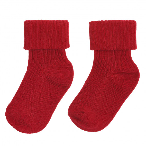 Комплект от три чифта чорапи за бебе, сиви, сини, червени Benetton 238078 2