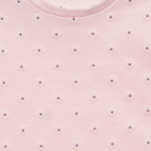 Памучна блуза на цветя за бебе, розова Benetton 238106 2