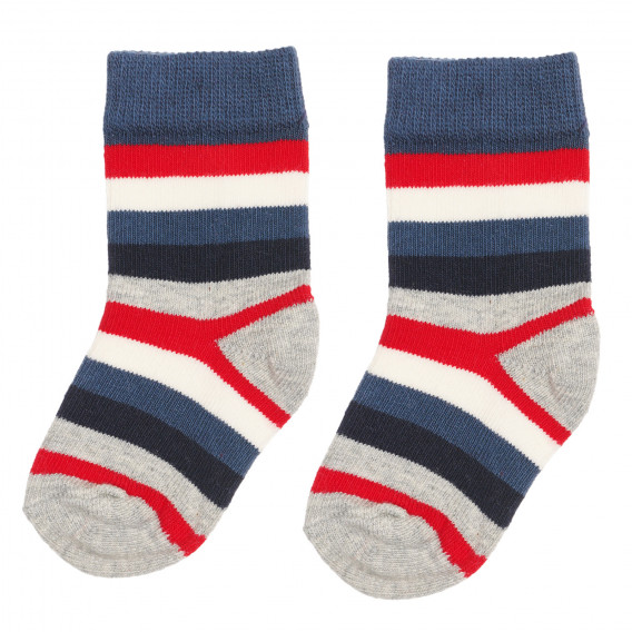 Комплект от три чифта чорапи за бебе, многоцветни Benetton 238191 2