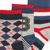 Комплект от три чифта чорапи за бебе, многоцветни Benetton 238192 3