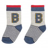 Комплект от три чифта чорапи за бебе, многоцветни Benetton 238194 5