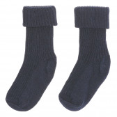 Комплект от три чифта чорапи за бебе, син цвят Benetton 238211 2