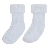 Комплект от три чифта чорапи за бебе, син цвят Benetton 238213 4