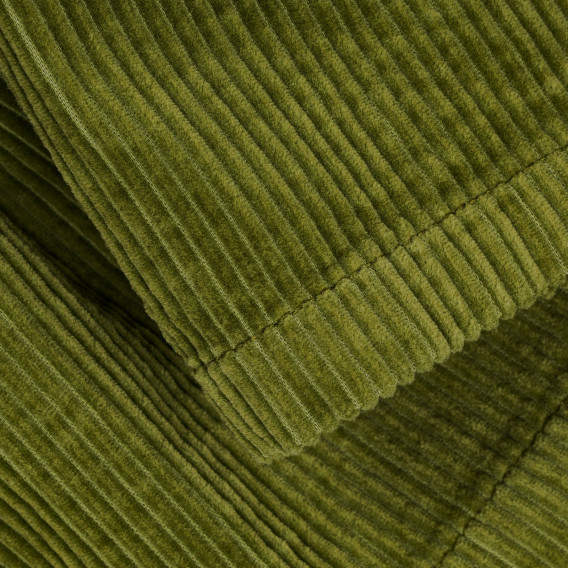 Памучна джинсова пола с ластична талия в златно, зелена Benetton 238313 3