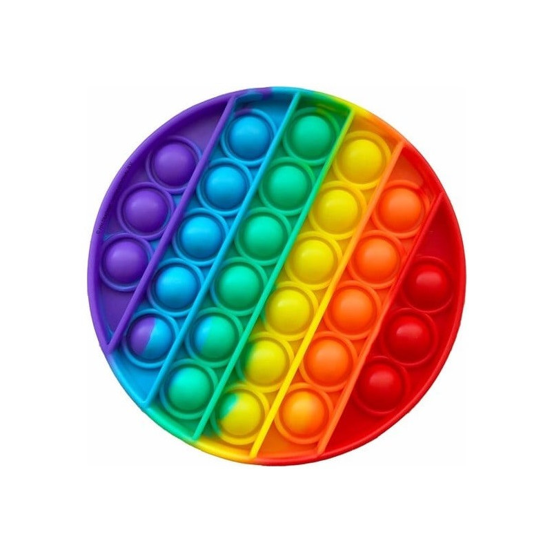 Анти-стрес играчка Pop It кръг, многоцветна  238784