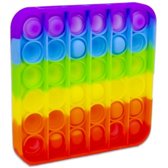 Анти-стрес играчка Pop It квадрат, многоцветна Dino Toys 238786 