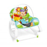 Бебешко столче и шезлонг 2 в 1 Тропическа гора, Лъвче Fisher Price  238999 