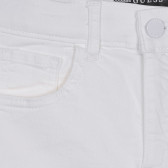 Дънкови къси панталони, бели Guess 239091 2